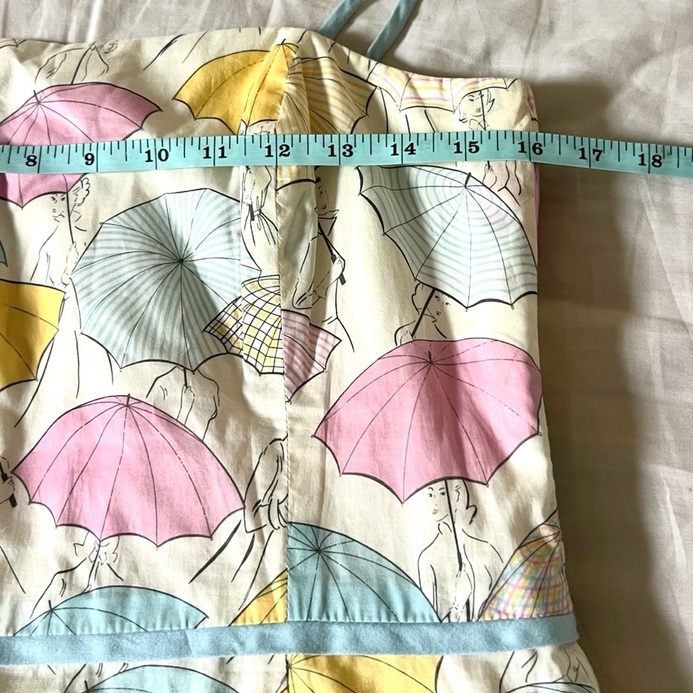 Anthro’s Kathlin Argiro Atelier, Pin-Up Umbrella Dress,Crinoline Hem,Size 10/12 - Picture 9 of 12